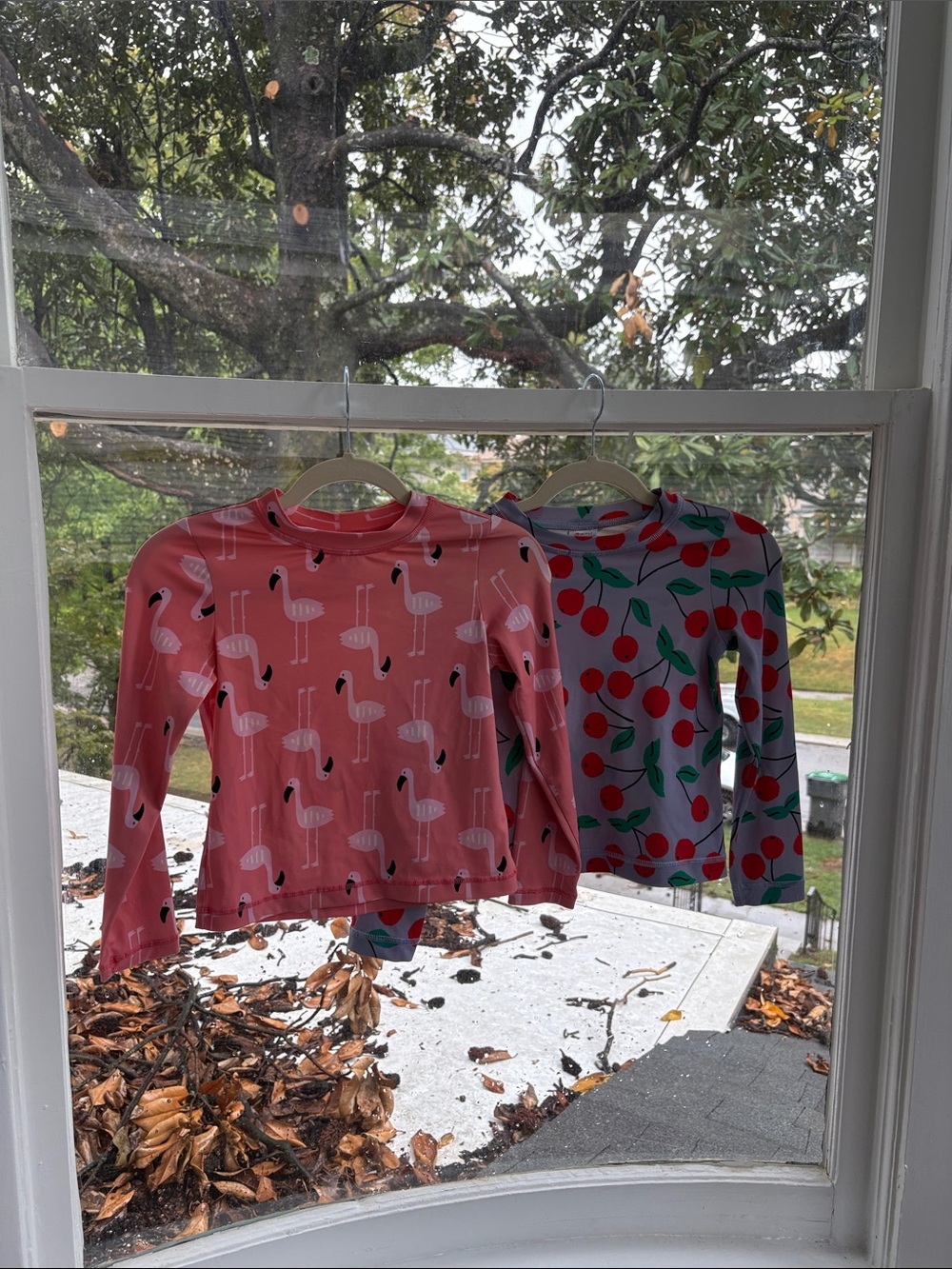 Hanna Andersson- 2 Rashguard Tops size 6-7